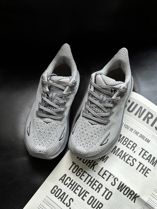 现货 THS-无 Hoka克里夫顿9  工程网布运动鞋 8色 QZ109 商品图10