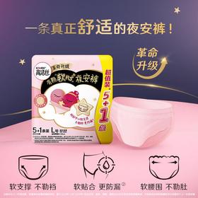 高洁丝高洁丝经典系列夜安裤M/L号5片+送1片