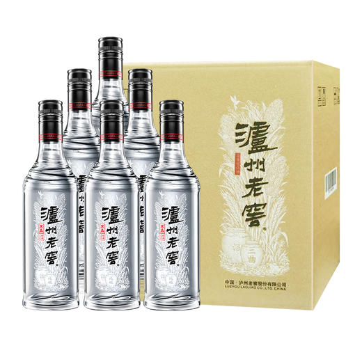 【扫码有好礼】42度泸州老窖黑盖光瓶酒500ml*6(红包版) 泸州老窖官方旗舰店 商品图1