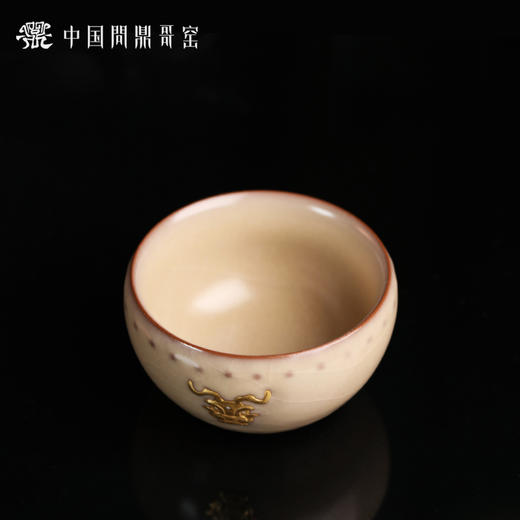 问鼎哥窑龙首战鼓杯（描金） 商品图4