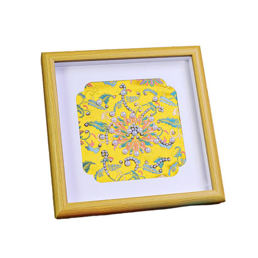 【国风非遗手工】仿宋锦珍珠画DIY材料包创意相框画亲子团建装饰节日礼物 商品图4