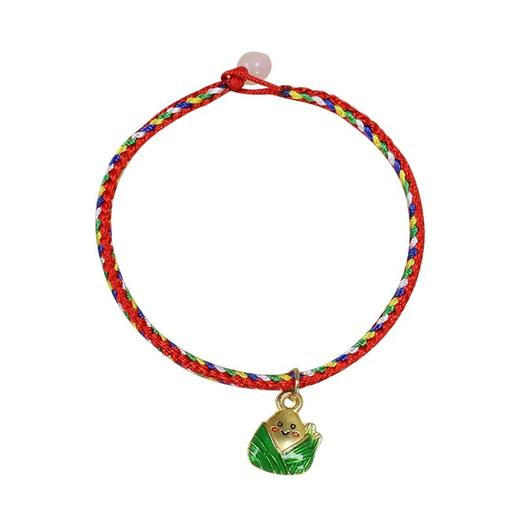 端午五彩手绳DIY材料包儿童手工编织编绳半成品手链五色绳 商品图4