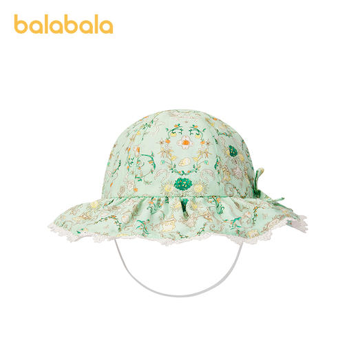 【商场同款】巴拉巴拉婴童帽子女童盆帽宝宝亲肤舒适遮阳时尚清新 商品图0