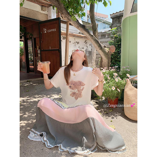 【189元任选2件】最后一波现货！彩虹撞色半身裙 商品图3