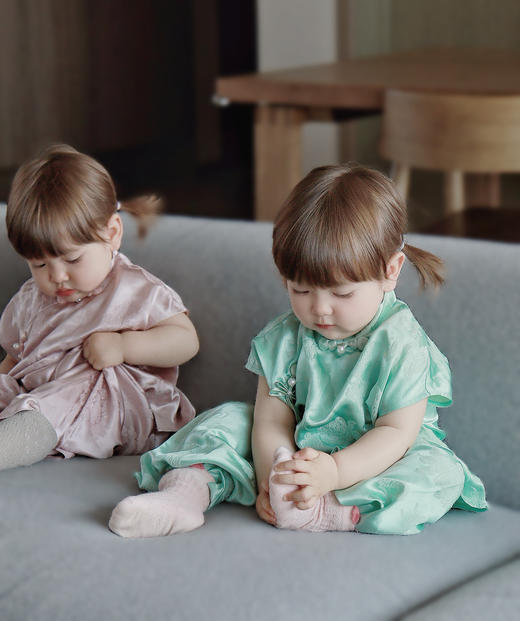 盛唐牡丹| Kids 新中式杏花粉儿童套装[特价品] 商品图6