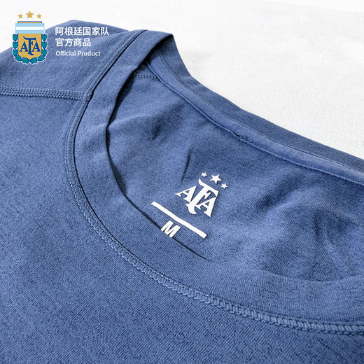 【官方正版】阿根廷国家队 | 夏季蓝灰T恤清爽透气短袖运动户外 商品图3