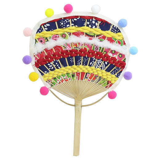 DIY团扇手工天然竹扇骨架半成品竹编扇子编织蒲扇民族风活动团建 商品图4