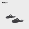 和诚行 2025夏季新款韩版时尚编织外穿女平底百搭半包拖鞋1580172 商品缩略图2
