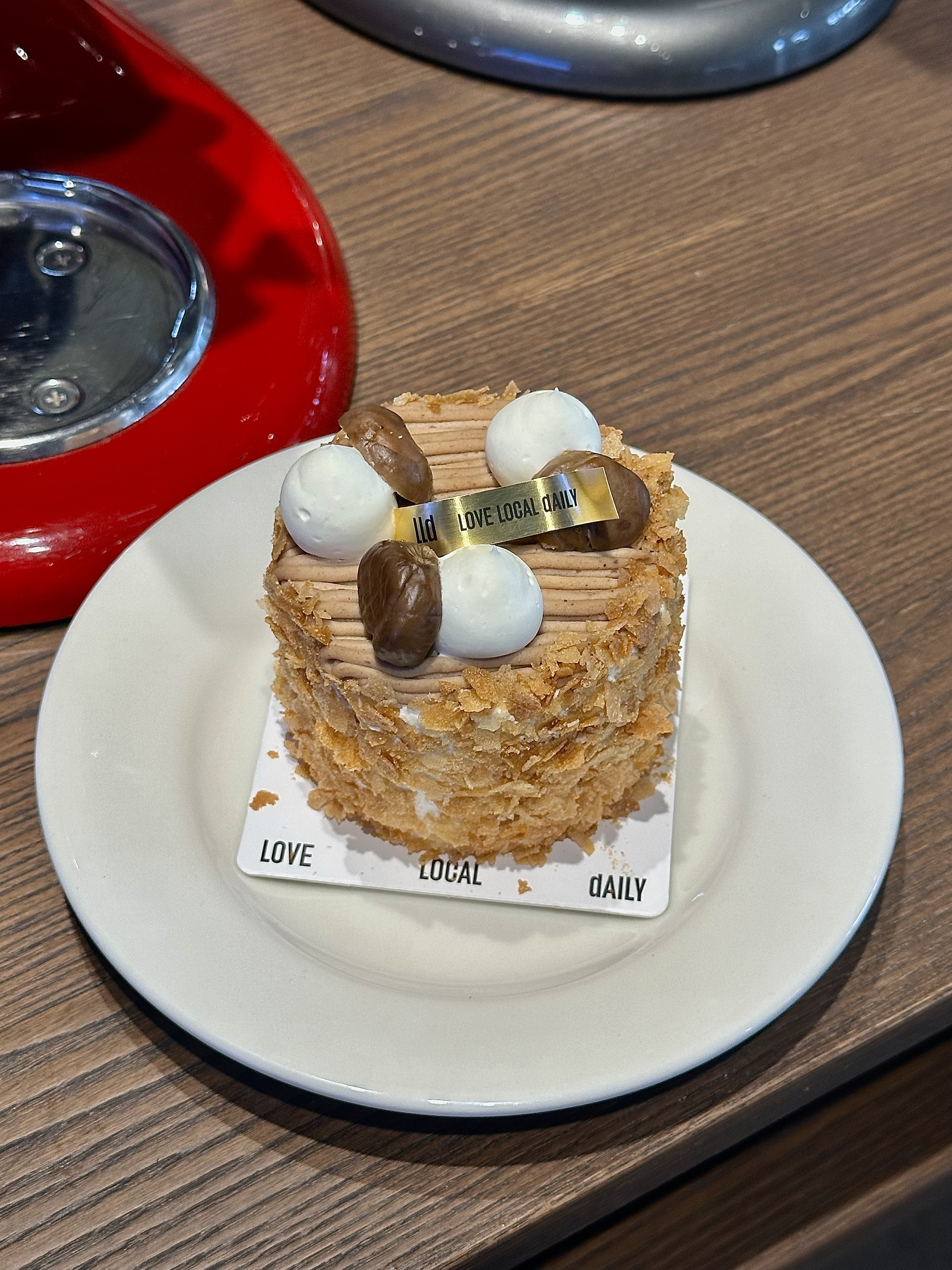 抹茶栗子鲜奶 · MINI奶糕