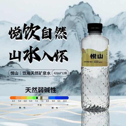 汉水硒谷·悦山 饮用天然矿泉水12瓶*3箱 商品图1