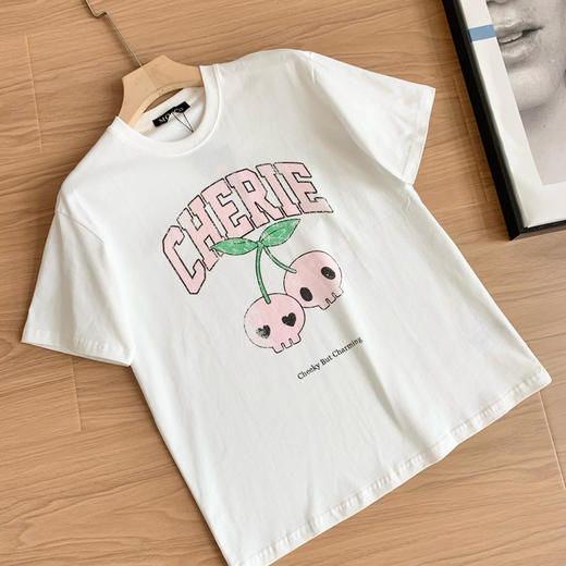 MO*CO剪标印花短袖T恤052407 商品图2