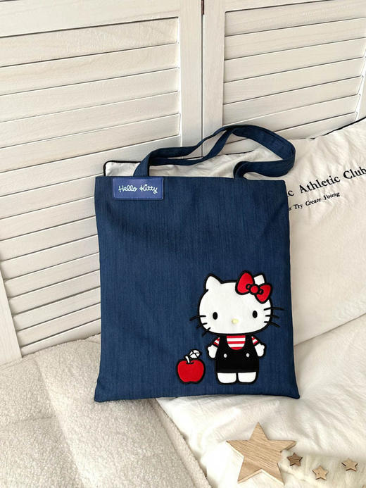 【YW】无忧购【甄选】三丽鸥正版卡通可爱库洛米牛仔帆布袋单肩手提购物袋BH-75082（截单后3-5天发货) 商品图10