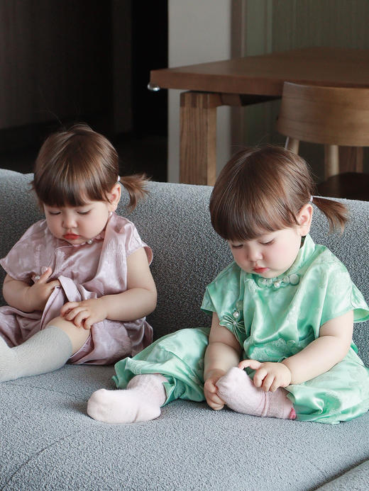 盛唐牡丹| Kids 新中式杏花粉儿童套装[特价品] 商品图5