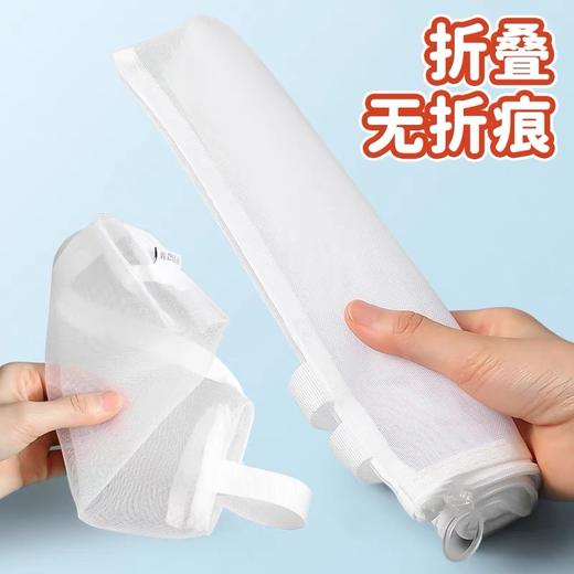 晨光0金属透明网纱笔袋 考试用大开口纱网袋简约大容量尼龙文具收纳袋小清新铅笔袋卷笔袋 1个 商品图4