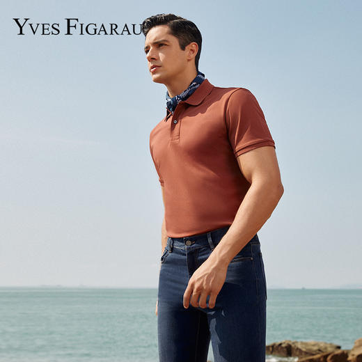YvesFigarau伊夫·费嘉罗休闲短袖T恤975812 商品图0
