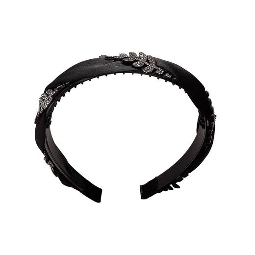 丁摩 新款布艺闪钻头箍麦穗发箍女轻奢发卡高级感外出百搭头饰5ZF-391 商品图4