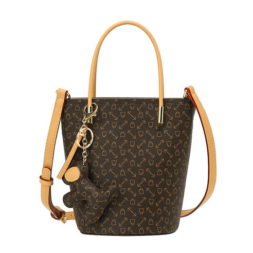 丁摩 【高品质】水桶包女新款内胆复古质感高级感手提斜挎小包5ZF-9277 商品图4