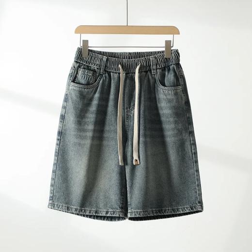 重工水洗外贸男装工厂剪标尾货牛仔短裤 商品图2