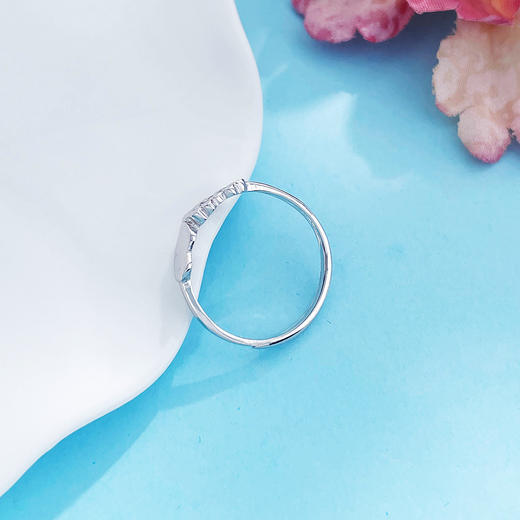 【限时8.8折】PT950 #怦然心动 【国际铂金协会】铂金空心活口戒指甜美心心相印活口女戒(ACPTJZ00004)预售产品下单后不退款不退货不换货不补差价)预售产品下单后不退款不退货不换货不补差价 商品图3