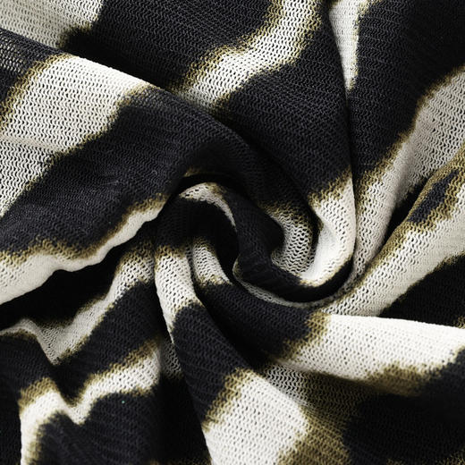 KQLB12N2820 2025夏新款时尚精致V领系带气质显瘦妈妈修身小衫设计感时尚上衣 商品图3