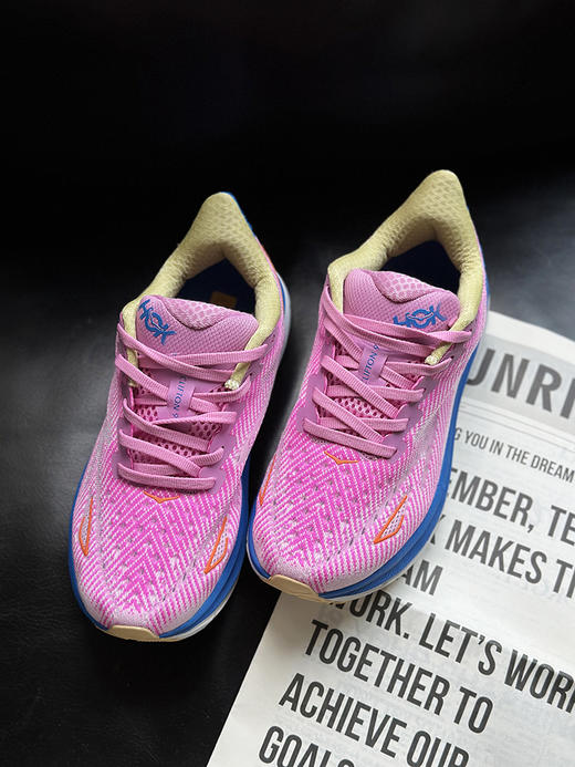现货 THS-无 Hoka克里夫顿9  工程网布运动鞋 8色 QZ109 商品图6