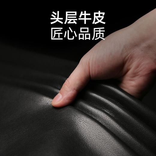 信诺软底男一脚蹬皮鞋2025年春夏新款休闲透气豆豆鞋英伦风乐福鞋N5C136-82 商品图1