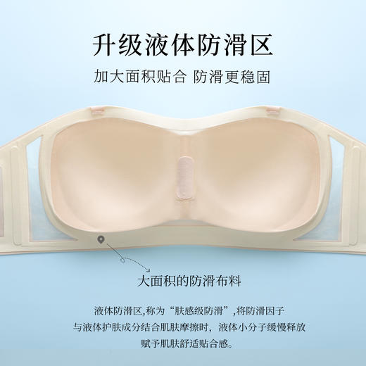 【防滑不掉】夏季薄款小胸专属无肩带内衣女无痕透气美背文胸罩月颜余香 商品图3
