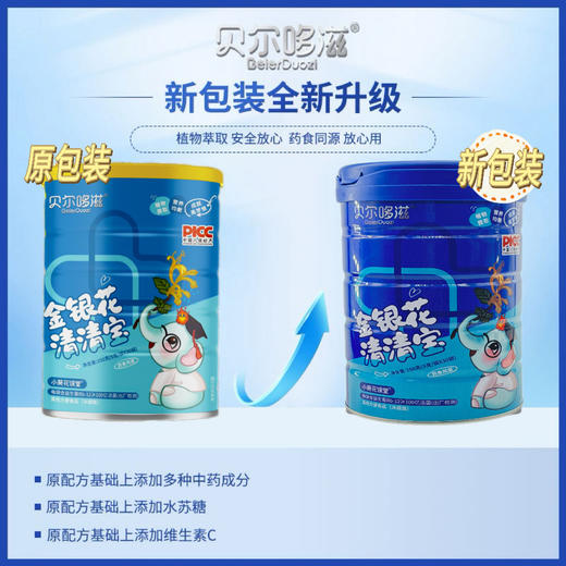 【新品上市-买2发3】小葵花课堂 金银花清清宝30袋 婴幼儿童水苏糖菊花晶清火宝微晶粉蒲公英药食同源上火 商品图1
