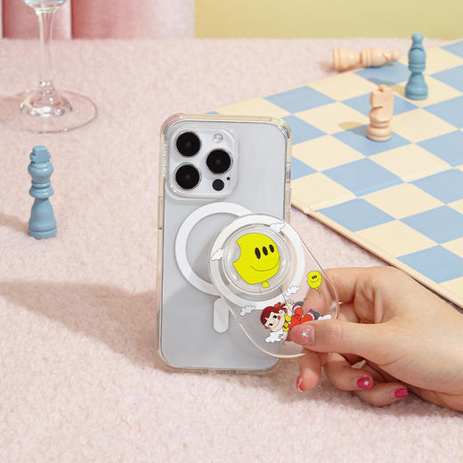 【牛奶味的夏天】飞起来 MAGSAFE磁吸 Pill椭圆啪嗒系列 黄色 人物 卡通 商品图1