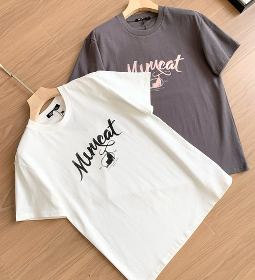 MO*CO剪标印花短袖T恤052407 商品图3