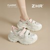 ZHR则则镂空厚底老爹鞋女鞋夏季魔术贴网面运动凉鞋女透气女鞋 商品缩略图5