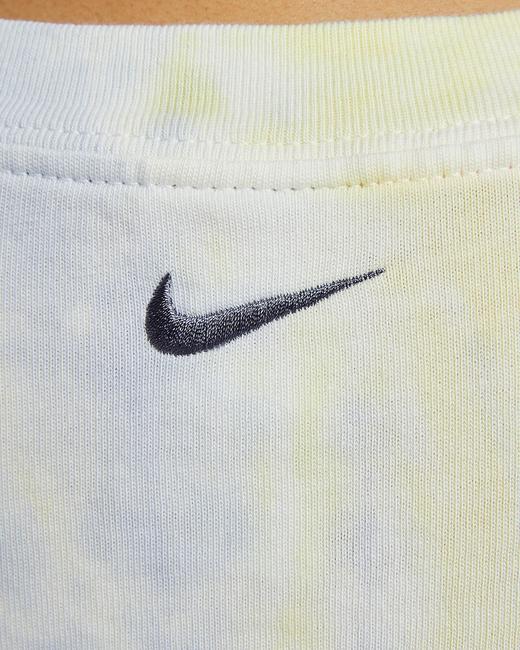 Nike 耐克Sportswear 夏日轻醒系列女子扎染风T恤IF0612-100 商品图5