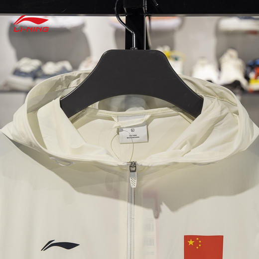 李宁运动风衣女子2025夏季新款国家队速干连帽外套AFDV272 商品图4