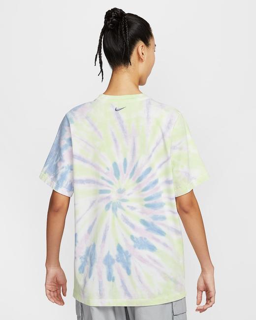 Nike 耐克Sportswear 夏日轻醒系列女子扎染风T恤IF0612-731 商品图2