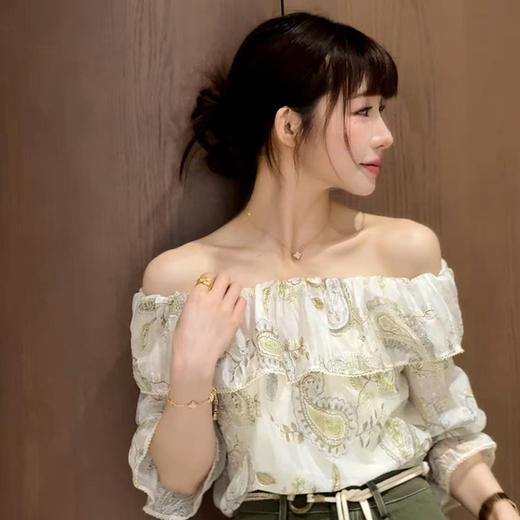 【预售7天】良木礼一字领衬衫（7411） 商品图2