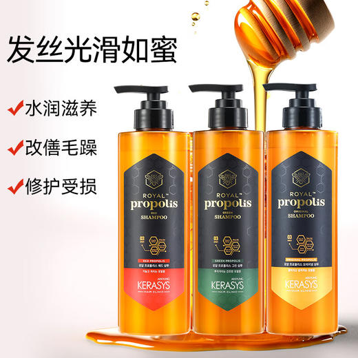 爱敬科娜洗丝韩国进口蜂胶洗发水护发素控油柔顺清爽去屑洗头膏 500ml/瓶 商品图0