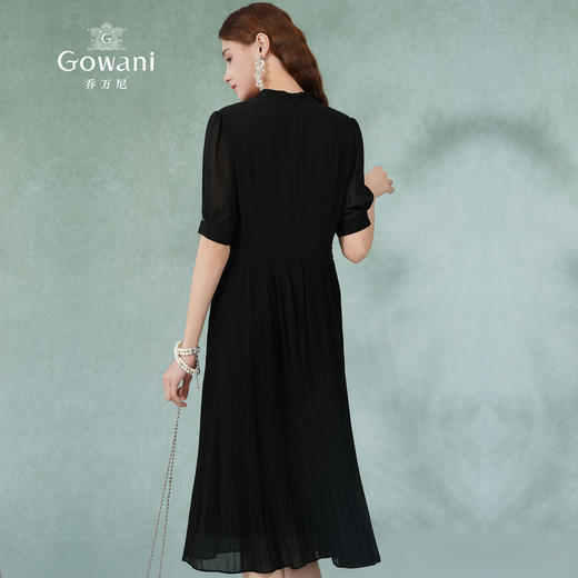 乔万尼真丝连衣裙新款夏季新品收腰显瘦EF2E326 商品图4