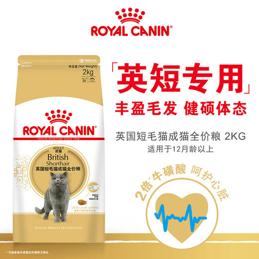 皇家 英短专用成猫粮 2kg/袋 商品图0