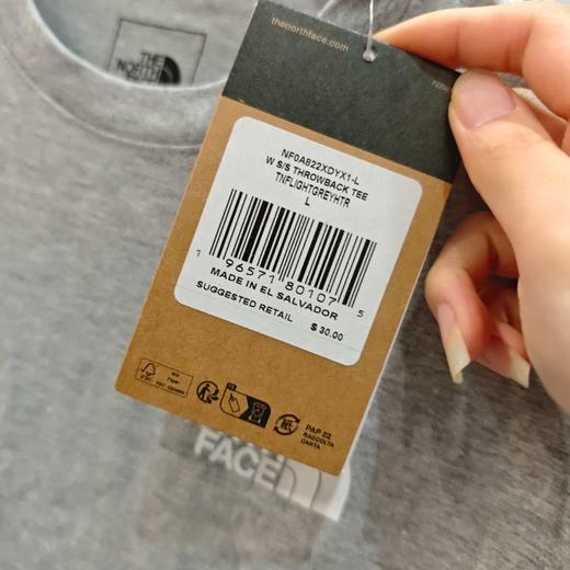 瑕疵 不退不换 THE NORTH FACE/北面 女士T恤 商品图3
