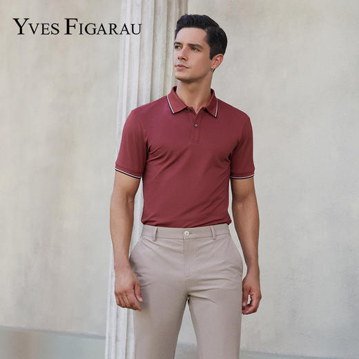 YvesFigarau伊夫·费嘉罗休闲短袖T恤970809 商品图0