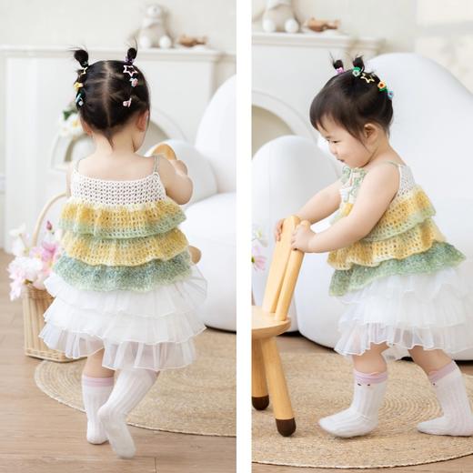 苏苏姐家幻彩蛋糕亲子吊带手工diy编织钩针毛线团自制材料包 商品图2