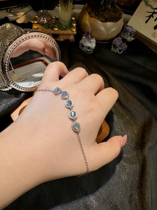 NU40-灰月光蛋面手链（LD） 商品图2