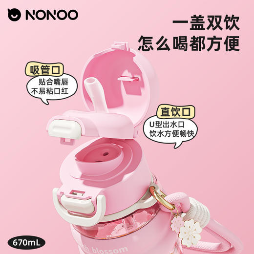 逃之夭夭系列 Tritan双饮粉 商品图3