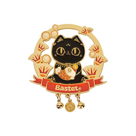 大英博物馆 巴斯特系列 财猫双全金属挂坠冰箱贴 商品图5