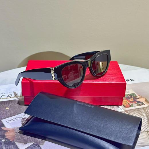 ysl 黑金 字母 m94 墨镜 商品图0