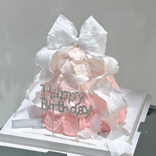 【许愿树蝴蝶结】温柔浪漫获得一个甜蜜的瞬间-水果夹心生日蛋糕 商品图0