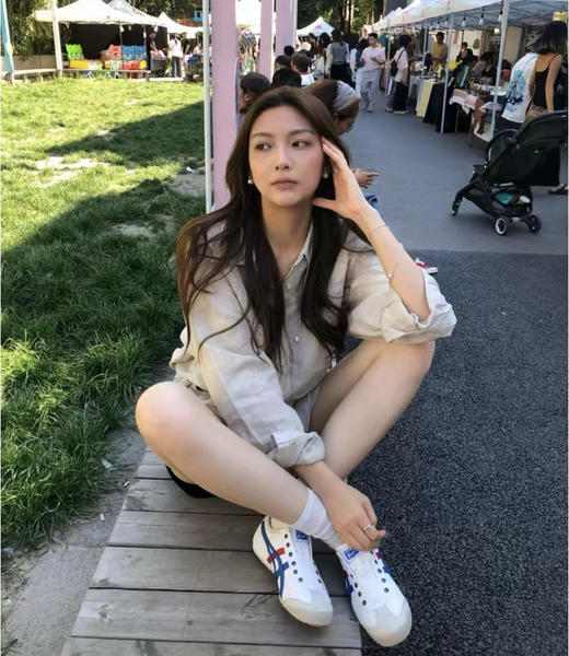 tiger彩色一脚蹬帆布鞋乐福鞋 商品图14