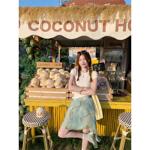 <曾小咸推荐>现货秒杀！卖完不补 ！微信打折价！不规则晕染半身裙 日常179.99/件 立减80 秒杀99.99/件！！ 商品图4