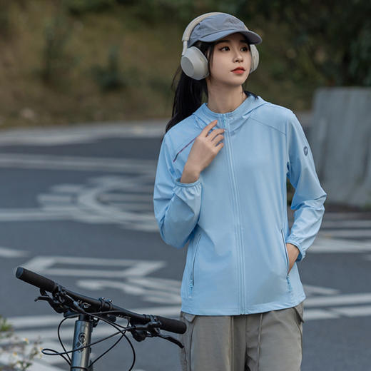 百媚生 UPF50+户外防晒衣男女款夏季薄款冰丝凉感皮肤衣5315 商品图1