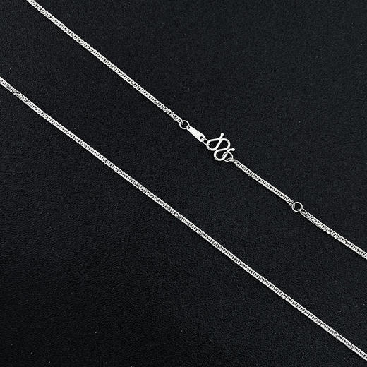 【限时8.8折】【线上铂金馆】PT950 【国际铂金协会】铂金17-18寸调节肖邦链(BXL00001-12)预售产品下单后不退款不退货不换货不补差价) 商品图2